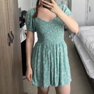 AE Blue Floral Summer Dress
